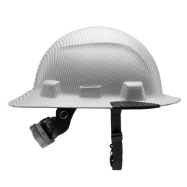 LIFT Safety HIDNV-24W iDAX Full Brim Hard Hat - Ratchet Suspension - White Carbon