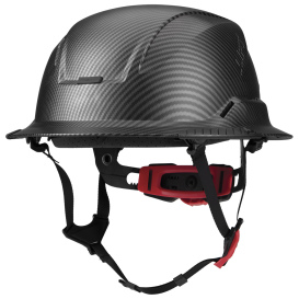 LIFT Safety HRXF-25CKE2 RADIX Full Brim Safety Helmet w/Twiceme - Ratchet Suspension - Carbon Fiber
