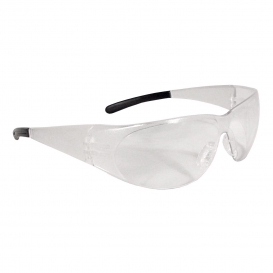 Radians LL0010ID Illusion Safety Glasses - Black Temple Tips - Clear Lens