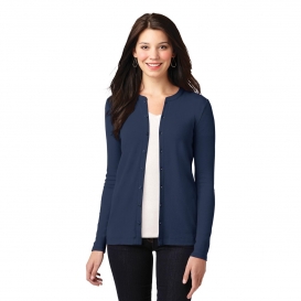 ladies navy blue cardigan