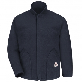 Bulwark FR LML6NV Men\'s Fleece-Sleeved Jacket Liner - Modacrylic Fleece - 8.0oz.