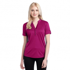 OGIO LOG114 Gaze Henley - Berry Burst