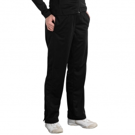 Sport-Tek LPST91 Ladies Tricot Track Pants - Black