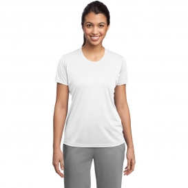 Sport-Tek LST350 Ladies Competitor Tee - White