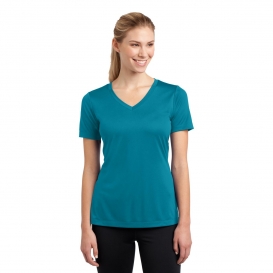 Sport-Tek LST353 Ladies V-Neck PosiCharge Competitor Tee - Tropic Blue