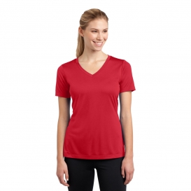 Sport-Tek LST353 Ladies V-Neck PosiCharge Competitor Tee - True Red