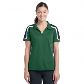 forest green polo shirt womens