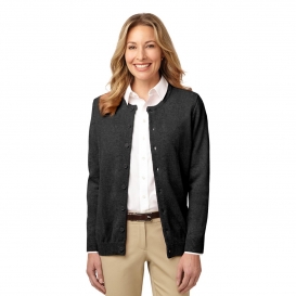 Port Authority LSW304 Ladies Value Jewel-Neck Cardigan