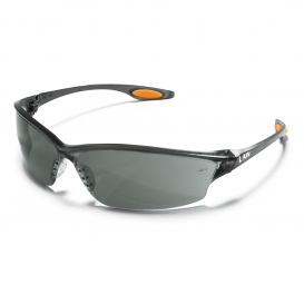 Crews LW212 Law 2 Safety Glasses - Smoke Frame - Gray Lens