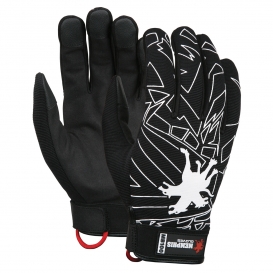Memphis MB100 Multi-Task Gloves - Synthetic Leather Palm & Fingers - Velcro Closure