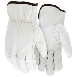 MCR Safety 32001 Premium Unlined Grain Cow Leather Driver Gloves - Keystone Thumb