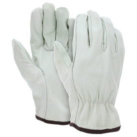 MCR Safety 3201IN Select Grade Grain Cow Leather Driver Gloves - Straight Thumb