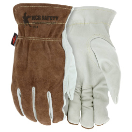 MCR Safety 3204K Select Grade Cow Grain Leather Driver Gloves - Kevlar Lined