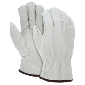 MCR Safety 32801 CV Grade Cow Grain Leather Driver Gloves - Thermal Lined