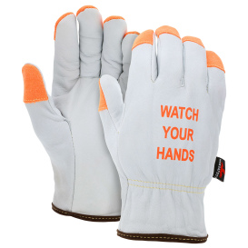 MCR Safety 3601SKHV Cut Pro Premium Grade Goatskin Leather Driver Gloves - \