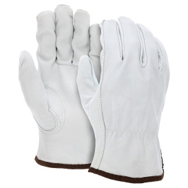 MCR Safety 36133 CV Grade Goatskin Leather Driver Work Gloves - Keystone Thumb