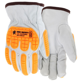 MCR Safety 36136HP Select Grain Goatskin Driver Gloves - Hypermax Lined