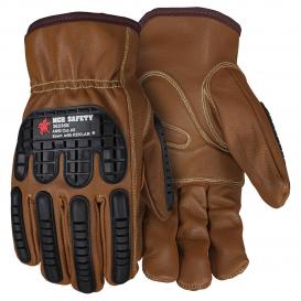 MCR Safety 36336K Select Goatskin Leather Drivers Gloves - Kevlar Lined