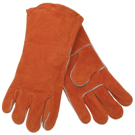 MCR Safety 4300N Red Ram Premium Leather Welding Gloves - No Logo