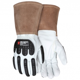 MCR Safety 48406T Premium Goatskin Insulated Welding Gloves - TPR Back