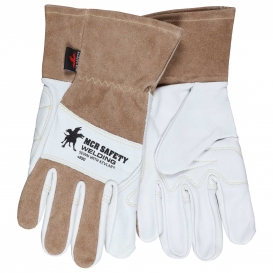 MCR Safety 4890 Premium Top Grain Goatskin Split Leather Welding Gloves