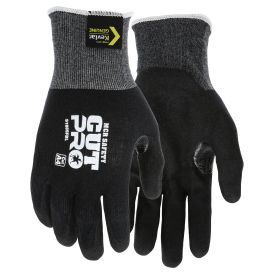 MCR Safety 9188SFB Cut Pro Sandy Nitrile Foam Coated Gloves - 18 Gauge Kevlar Comfort