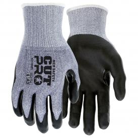 MCR Safety 92715NF Cut Pro Nitrile Foam Coated Gloves - 15 Gauge HyperMax Shell