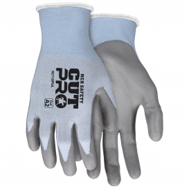MCR Safety 92718PU Cut Pro PU Coated Gloves - 18 Gauge Hypermax Shell
