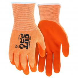 MCR Safety 92730HV Cut Pro Sandy Nitrile Foam Palm Gloves - 13 Gauge HyperMax Shell