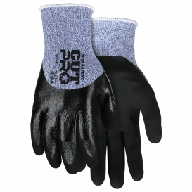 MCR Safety 92753 Cut Pro Gloves - 13 Gauge Hypermax Shell - Foam Nitrile on Flat Nitrile Dip