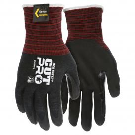 MCR Safety 9388NF Cut Pro Nitrile Foam Coated Gloves - 18 Gauge Kevlar Shell