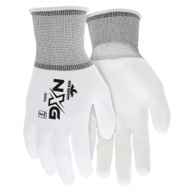 MCR Safety 9665 NXG PU Coated Palm String Knit Gloves - 13 Gauge Nylon Shell