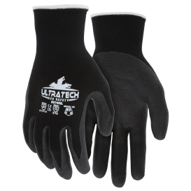 MCR Safety 9674IN UltraTech Foam Nitrile Coated Gloves - 15 Gauge Nylon/Spandex Shell