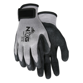 MCR Safety 9688V NXG Latex Coated Gloves - 10 Gauge Cotton/Polyester - Adjustable Wrist