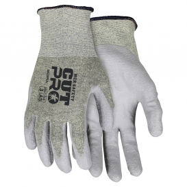 MCR Safety 9828PU Cut Pro PU Coated Gloves - 18 Gauge Hypermax Engineered Shell
