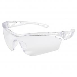MCR Safety CL410PF Checklite CL4 Safety Glasses - Clear Temples - Clear MAX6 Anti-Fog Lens