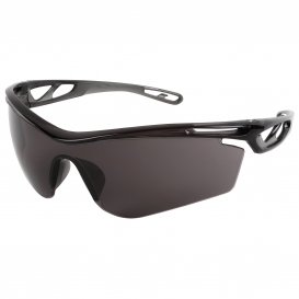 MCR Safety CL412 Checklite CL4 Safety Glasses - Smoke Temples - Gray Lens