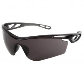 MCR Safety CL412PF Checklite CL4 Safety Glasses - Smoke Temples - Gray MAX6 Anti-Fog Lens