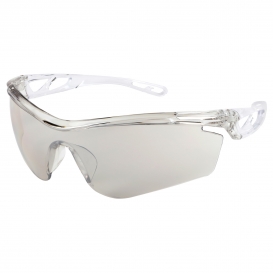 MCR Safety CL419 Checklite CL4 Safety Glasses - Clear Temples - Indoor/Outdoor Mirror Lens