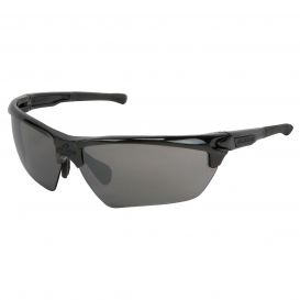 MCR Safety DM1337BZDC Dominator DM3 Safety Glasses - Black Frame - Polarized Black Mirror MAX36 Anti-Fog Lens