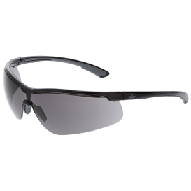 MCR Safety KD712 Klondike KD7 Safety Glasses - Black/Gray Frame - Gray Lens