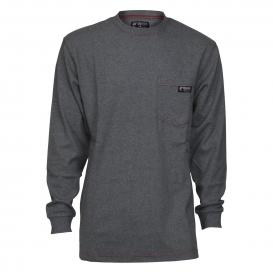 MCR Safety LST1 FR Lightweight Long Sleeve T-Shirt - Gray