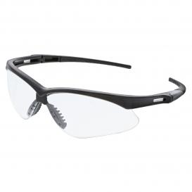 MCR Safety MP110DC Memphis MP1 Safety Glasses - Black Frame - Clear MAX36 Anti-Fog Lens
