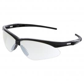 MCR Safety MP119 Memphis MP1 Safety Glasses - Black Frame - Indoor/Outdoor Mirror Lens