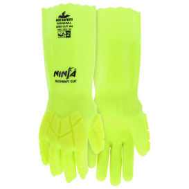 MCR Safety N2659HVL Ninja Alchemy Double Dipped PVC Gloves - 15 Gauge HyperMax Liner