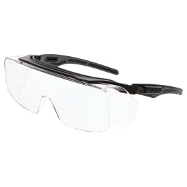 MCR Safety OG210PF Klondike OTG Safety Glasses - Black Frame - Clear MAX6 Anti-Fog Lens