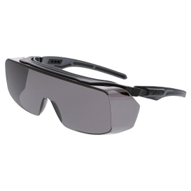 MCR Safety OG212PF Klondike OTG Safety Glasses - Black Frame - Gray MAX6 Anti-Fog Lens