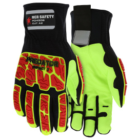 MCR Safety PD4906 Predator Mechanics Impact Gloves - TPR Back