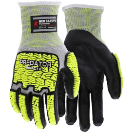 MCR Safety PD6952 Predator Mechanics Bi-Polymer Coated Gloves - TPR Back