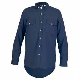 MCR Safety S1N FR Work Shirt - Navy Blue
